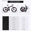 Bikes Mountain Folding Rower 26 cala 21 24 Speed ​​Kolor może wybrać rowerowe rowery jeździe