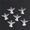 40pcs Silver Color Angel Charms perle pendenti per gioielli che producono fatti a mano A221 240408 fai -da -te 240408