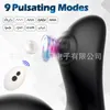 Prostata massaggiatore anale vibratore giocattoli sessuali anali per uomini donne con wiggling e pulsante 9 modalità perineo per perneum app vibratore taglio anale plug g spot stimolatore per coppie