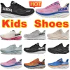 屋外ビッグキッズシューズホカクリフトン9幼児スニーカートレーナーHOKAS ONE FREE PEOPLE GIRLS BOYN RUNSING SHOE DESIGNER Youth Runner Breath