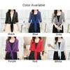 Vestes pour femmes chemises climatives quotidiennes Loisure Light Cardigan Blusas Tops Rayon See-Through Color Summer Summer Elegant Femme