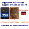 Карты PS2 MX4SIO SIO2SD TF SD -карта Адаптер карты для всех консолей PS2+ FMCB CARD+ 256G/128G/64G ISO SD CARD Выберите комбинированный пакет