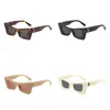 Fashion Luxury Offs 5006 Frames brancos Óculos de sol Estilo Marca de óculos de sol Marca Arrow x Frame Eyewear Trend Sun Glasses Bright Sports Travel Sunglasse R908