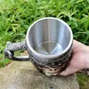 Mugs Creative Beer Mug Double Layer Stainless Steel Drinking Cup In A Teacup Cups For Kitchen Set Glass