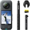 Capture Every Adventure in Stunning 4K with Insta360 X3 Waterproof 360 Action Camera - 248MP Sensors, Active HDR Video, 72MP Photos, 60fps, Stabilization, Touch Screen