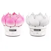 Lumières nocturnes Lotus Shape Light USB Charges portables créatives avec une machine au son pour les filles cadeaux d'anniversaire garçons filles