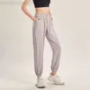 Desginer Alooo Yoga Pant Leggings Originbreathable Suit Casupants Outdoor Sports Womens Lace Up With Loose Label