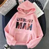 Kvinnors hoodies 2024 Harajuku Anime Chainsaw Man Power Cute Graphic Print Hooded Men Women Plus Size Sweatshirt vinter varm unisex pullo