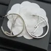 18k gouden zilveren sieraden oorbellen Designer meisje mode hoepel oorbellen ontwerper oorstudies voor dames klassieke sieraden studs met originele geschenkenbox