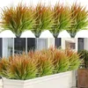 Fleurs décoratives sans arrosage plantes artificielles pour la décoration extérieure résistante à une fausse pots d'eau réaliste résistants à la maison