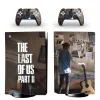 Joysticks The Last of Us PS5 Disc Skin Sticker Decal Cover for Console & Controllers PS5 Disk Skin Sticker Vinyl