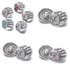 Ganchos Ganchos Noosa Love Snap Jeia Mãe Coração de Mãe 18mm Metal Botões para Button Bracelet Drop Entrega Os componentes DH8GV