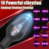 Drahtlose Fernbedienung Vibration Anal Plug 10 Geschwindigkeiten Butt Plug Vibrator Prostata Massage Sexspielzeug für Männer Frauen Erwachsene Produkte 240402