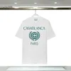 Casablanca Summer Nuova t-shirt a maniche corta a maniche corta t084