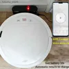 Robot Vacuüm Cleaners 2500PA Robot Vacuümreiniger Intelligent afstandsbediening Draadloze automatische oplaadvloer Alexa Home Vacuümreiniger Y240418