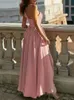 Basic Casual Dresses Sexy Women Elegant Pink Cocktail Party Evening Chic Gala Graduation Dresses Luxury Formal Occasion Bridesmaid Gown Dress Clothes