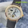 Unisex AP pols horloge millennium serie dames horloge 77315or originele diamant rose goud dynamische maan fase display automatisch mechanisch horloge 39 mm