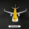 1 250 Metal Aircraft Model Replica DHL Cargo Transporter Airplane Scale Miniature Art Decor Diecast Aviation Collectible Toy 240408