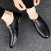 Casual Shoes Men Loafer 2024 Spring Aurumn Fashion Boat Slip On Classic Drive Genuine Leather Comfy