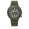 時計Seiko Men's Watch Prospex Street Sports Diver's 200m Green Dial's Silicone Band Watch Sne537ファッションスポーツカジュアルメンズウォッチ