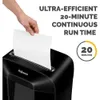 Bescherm uw gevoelige informatie met Fellowes LX85 12 Sheet P4 Cross Cut Home Office Shredder - SafeSense Ultimate Security