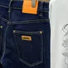 2024 Spring Automn broderie Lettre imprimé jeans Men's Jeans Light Washed Man's Long Crayer Pantal WCNZ090