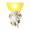 Lampe murale lampes européennes Angel Child Creative Bedroom Bedside lit chaud LED SALON CORRIDO CORRIDO LU71123