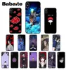 Аниме Naruto Uchiha Sasuke TPU TPU Soft Phone Cover для iPhone 7 6 6S 8 плюс 5 5S SE XR X XS MAX Coque Shell7291666