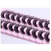 10PAIR CIRSHE DD CURL 8-23mm ciglia russe ciglia 3D in visone riutilizzabili fluttuanti ciglia russe ciglia Extension