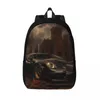 Backpack Classic Sport Car Canvas plecak Mystic Gothic Cool Bag Picnic Miękkie torby