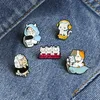 Halloween Infanzia Funny Animals Pesta Pin Pin Film di anime Cine Games Giochi di smalto duro raccolta battili per backpack backpack backpack battini