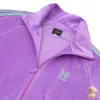 2024SS New Style Stripe Purple-Color Track Jackets Men Women Embroidery Zipper Coats Outerwear With Tag