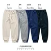 Pantaloni maschili giapponesi vintage 470 g di veli di pile pesanti uomini donne inverno a colori solidi elastici piedi spessi pantaloni casuali