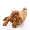 Aanpasbare zachte grote ogen knuffeldier schattig heremiet krab pluche pop aanpassing plushie speelgoed