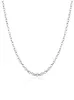 925 Collier Silver Chain Fashion Bijoux Sterling Silver EP Link Chain 1mm Rolo 16 24 Inch2377763