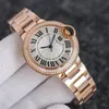 gold watch band luxury watches VIp Box sapphire waterproof ring diamond bezel