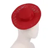 Берец льняные очарование шляпы база DIY Colroful Pillbox Headwear Elegant Feartanat