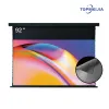 4K/8K 92インチ高品質の電動タブテンションプロジェクションスクリーンブラックダイヤモンドALRスクリーンの昼光室の画面
