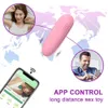 Calcinha bluetooth app mini vibrator de vibradores de clitóris clitudes sem fio Pantie vibratando o ovo de ovo feminino para adultos