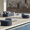 Lägermöbler utomhus soffa och tesbordskombination Försäljningsdepartementets gård trädgård fritid designer balkong vattentät