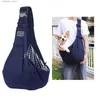 Dog Carrier Collapsible Pet Sling Carrier Bag Cat Dog Outdoor Tote Accessories Hiking Portable Hand Free Adjust Buckle Single Shoulder Bag L49