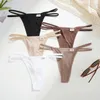 Calcinha feminina esportes algodão sexy garotas simples mulheres tangas femininas cuecas roupas íntimas g-strings t-back de lingerie de lingerie respirável t-back