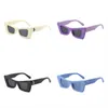Мода Luxury Offs 5006 Белые рамки солнцезащитные очки в стиле квадратная марка