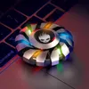 Novelty Games New Metal Luminescent Fidget Rotator Toy Adult EDC Anti Pressure Manual Rotator Toy Children Decompression Rotating Top Direct Transport Q240418