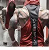 Black Red Men039S Designer Tshirt Gym Mens Muscle Sleeveless Tank Tops Tee Shirts Hoody Sports Fitness Vest Ytterkläder Wholesal4568226