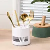 Chopstick Holder Knife Fork Storage Basket Spoon Rack Chopstick Drain Storage Tableware Holder Stand Kitchen Utensils Save Space