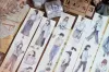 Band vintage enkel figur washi / husdjur maskering band journaling diy scrapbook klistermärke cool tjej anteckningsbok dekorativt material 4 cm*6m 2016