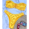 Strapless Push Up Women Women Sexy Bikini Set Summer Micro Low Waist Maillots de Bain Femme 240416