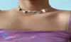 Chokers Butterfly Pendant Tennis Chain Choker for Women Metal Collier Colorful Iced Out Party Bijoux Himestone Shining Fashion 8481270