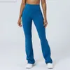 Desginer alooo Yoga Aloe Pant Leggings New Dance Wide Leg Alon Hip Lift High Taille Casuflare Sporthosen